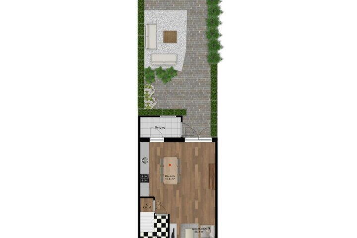 Plattegrond – Oleander 35, Veenendaal