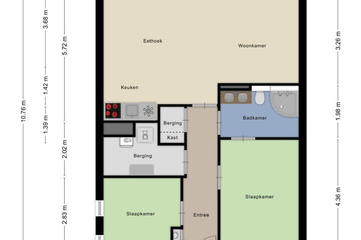 Plattegrond – Oliemolen 40, Gemert