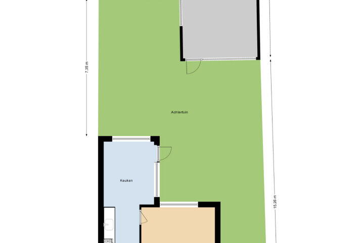 Plattegrond – Ollandseweg 77, Sint-oedenrode