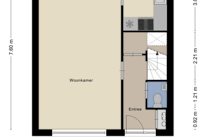 Plattegrond – Olmenhof 10, Wijchen