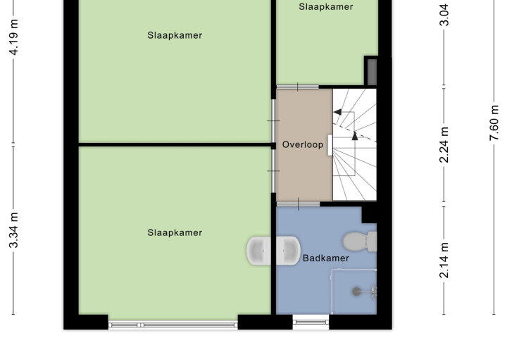 Plattegrond – Olmenhof 10, Wijchen