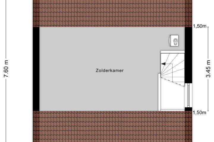 Plattegrond – Olmenhof 10, Wijchen