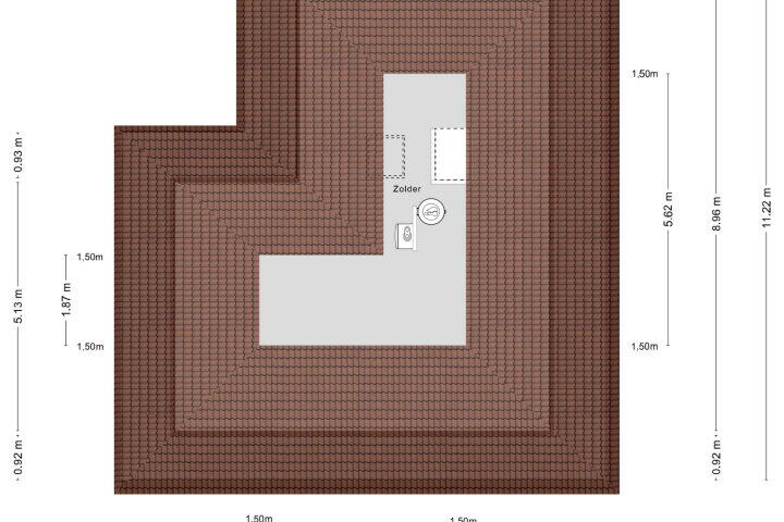 Plattegrond – Olmenstraat 3, Heerle