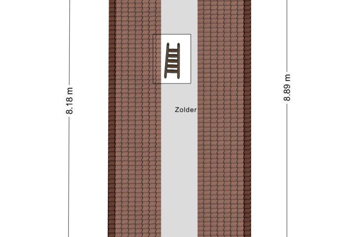 Plattegrond – Ommegangstraat 8, Roosendaal