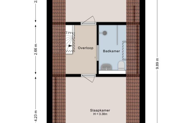 Plattegrond – Onnastraat 28, Steenwijk