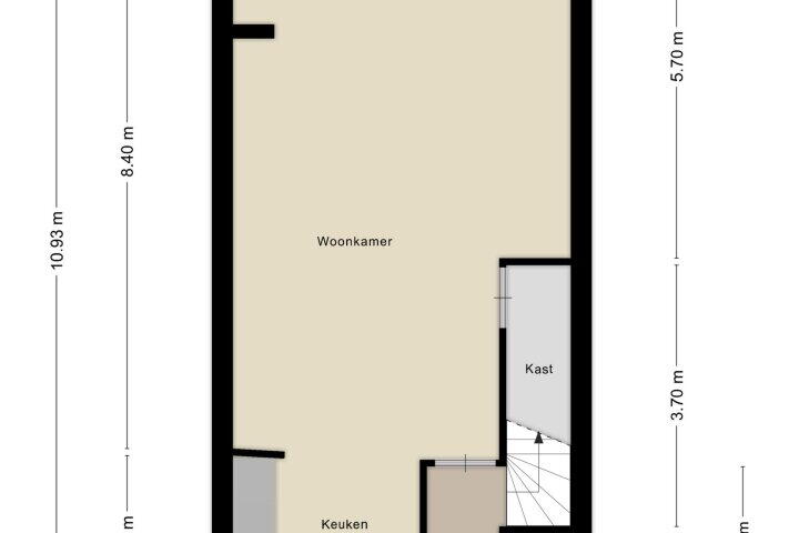 Plattegrond – Ooievaarshorst 6, Grave