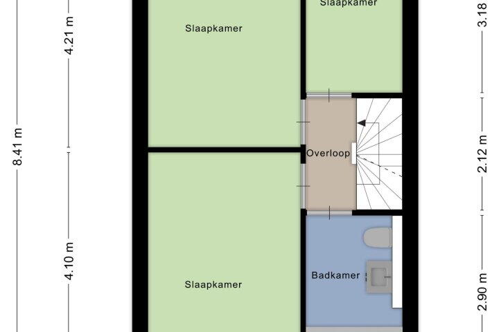 Plattegrond – Ooievaarshorst 6, Grave