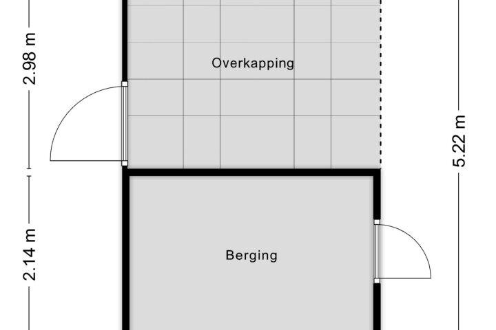 Plattegrond – Ooievaarshorst 6, Grave