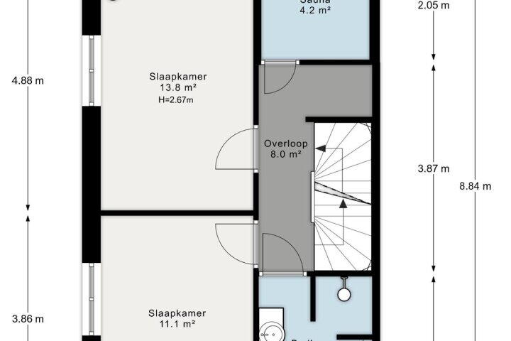 Plattegrond – Oossaander Hoop 19, Amsterdam