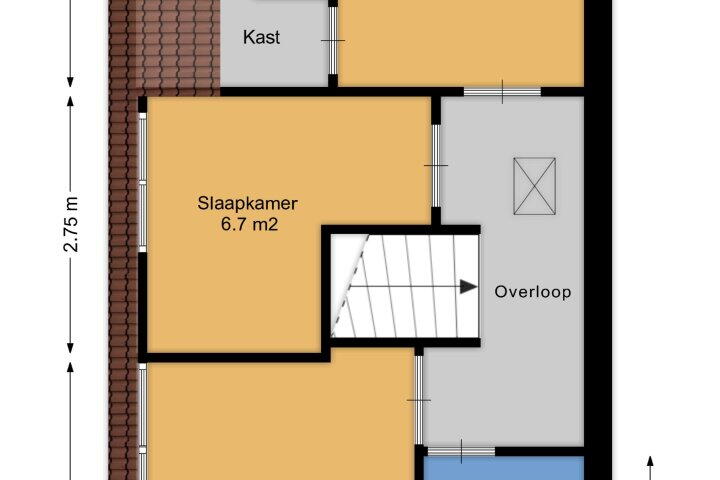 Plattegrond – Oosteinde 14, Vriezenveen