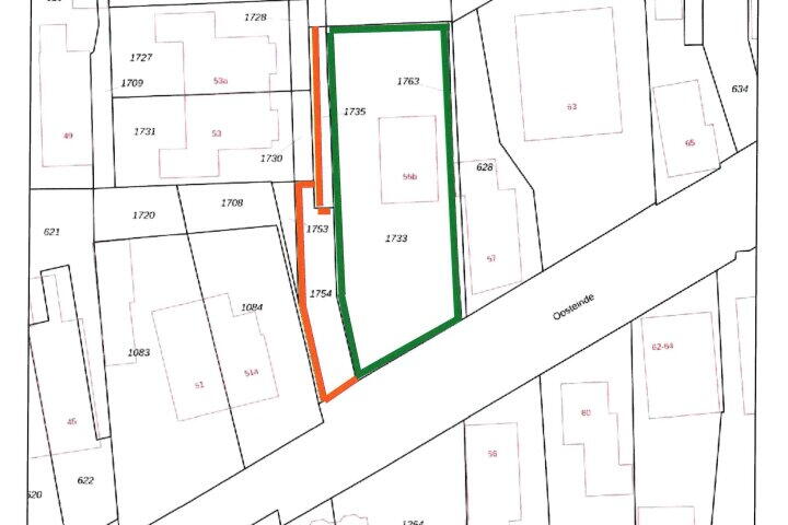 Plattegrond – Oosteinde 55 B, Vriezenveen