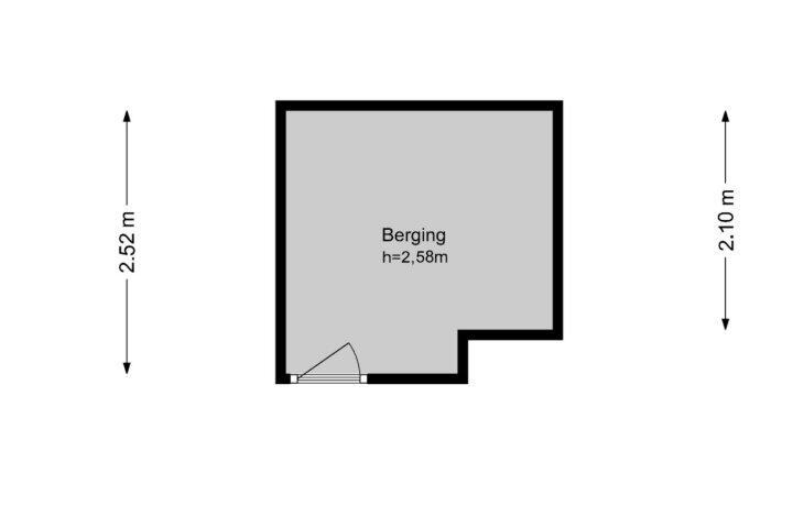 Plattegrond – Oostelijk Halfrond 71, Amstelveen