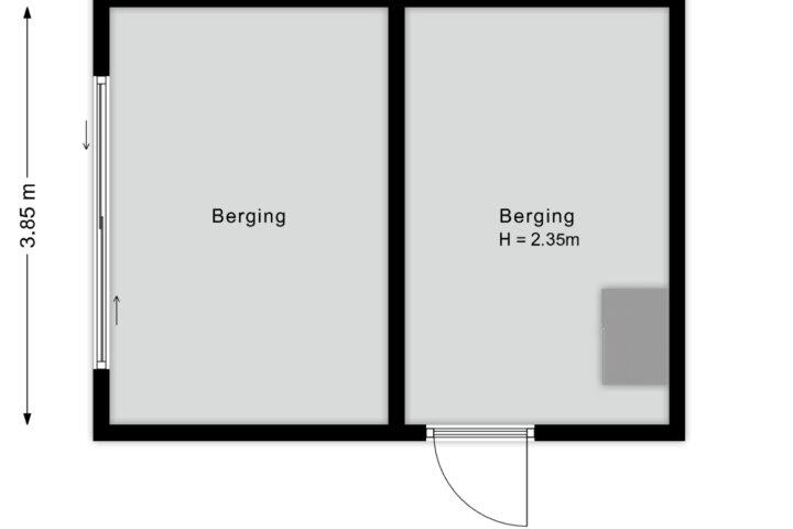 Plattegrond – Oostercluft 390, Steenwijk