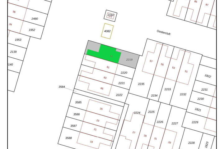 Plattegrond – Oostercluft 59, Steenwijk