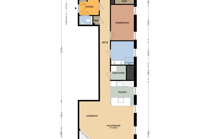 Plattegrond – Oosterdokskade 13, Amsterdam