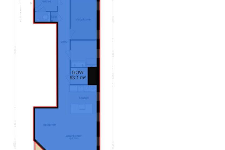 Plattegrond – Oosterdokskade 13, Amsterdam