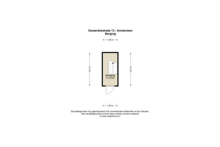 Plattegrond – Oosterdokskade 13, Amsterdam