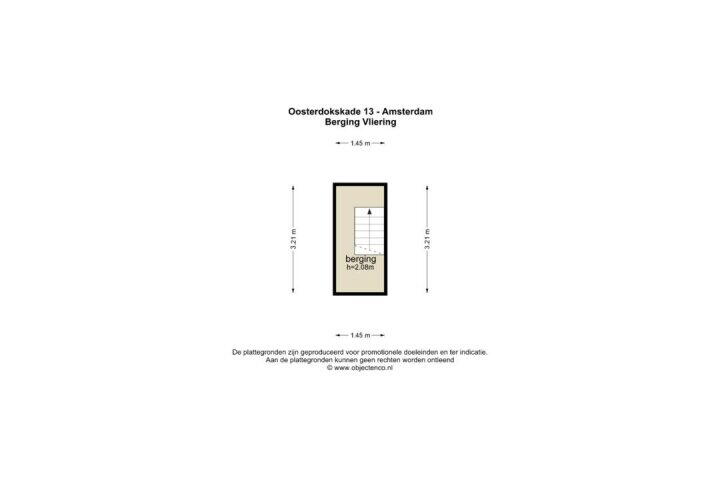 Plattegrond – Oosterdokskade 13, Amsterdam