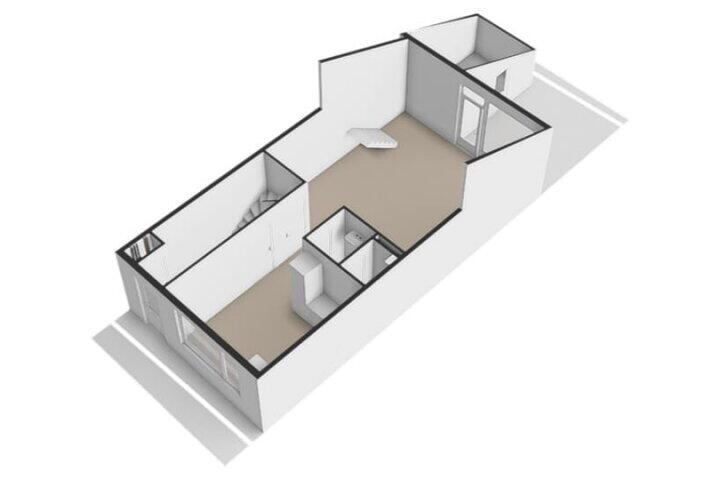 Plattegrond – Oosterlengte 16, Amsterdam