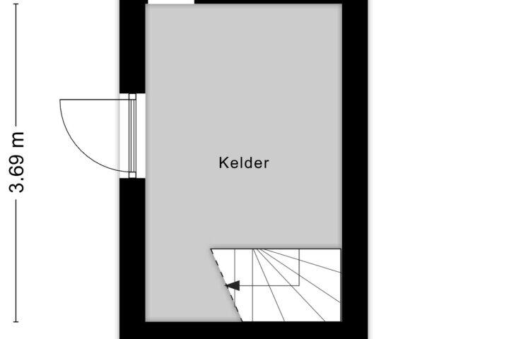 Plattegrond – Oosterweg 20, Wijchen