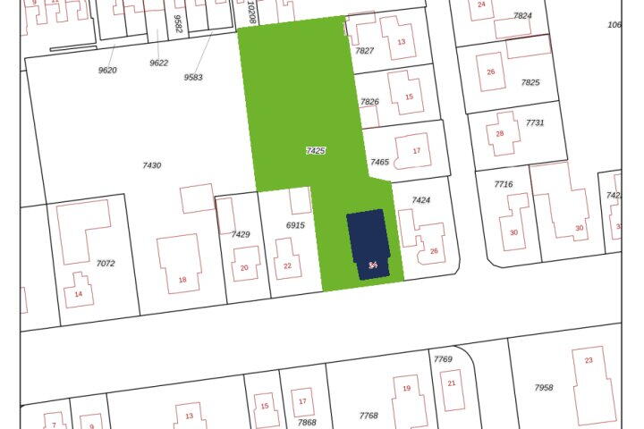 Plattegrond – Oosterweg 24, De Wilp