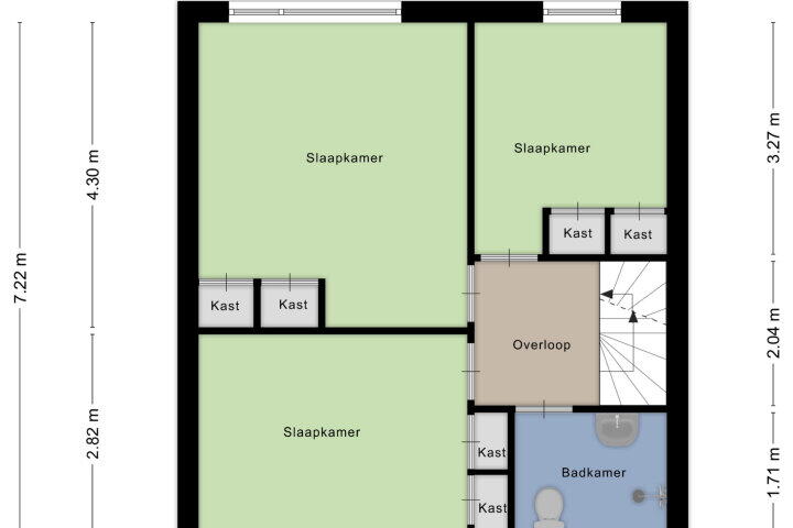 Plattegrond – Oosterweg 30, Wijchen