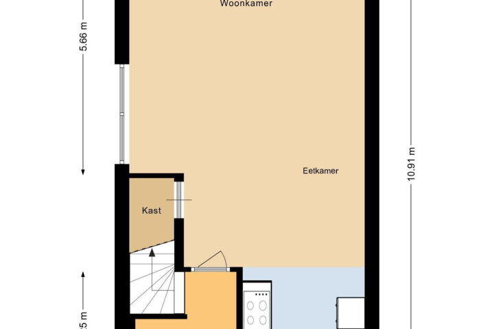 Plattegrond – Oosterweg Noord 27, Heerhugowaard