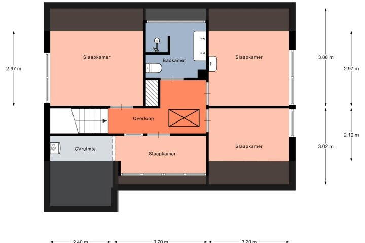 Plattegrond – Oosterzoom 10, Peize