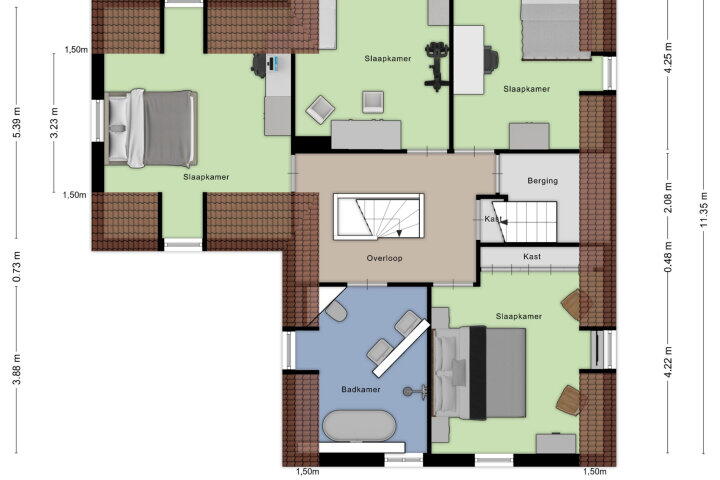 Plan – Oostmoer 34, Nispen