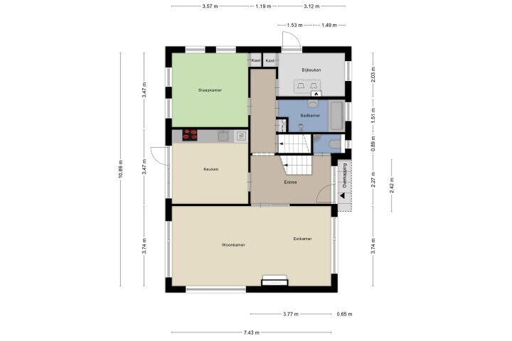 Plan – Oostopgaande 37, Nieuwlande