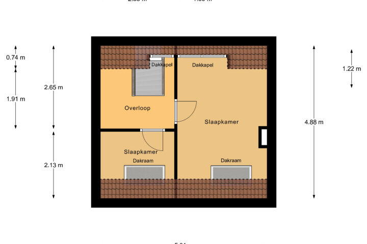 Plattegrond – Ooststraat 34, Kortgene
