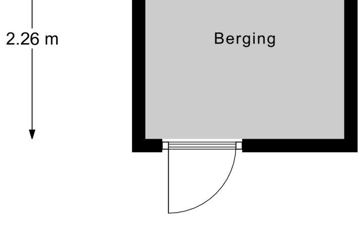 Plattegrond – Ooststraat 34, Kortgene