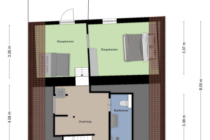 Plattegrond – Oost Vaardeke 2, Oudenbosch