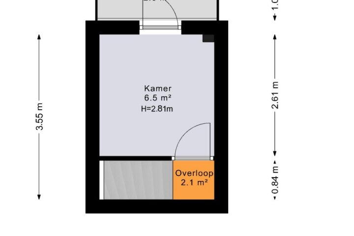 Plattegrond – Oppenheimstraat 33, Groningen