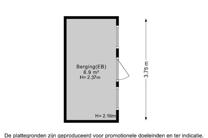 Plattegrond – Oppenheimstraat 33, Groningen