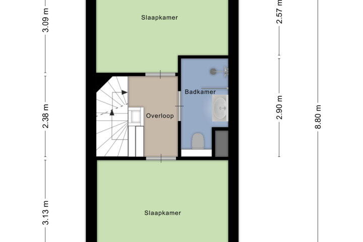 Plattegrond – Opperman 82, Wijchen