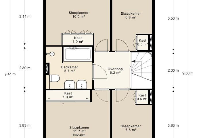 Plattegrond – Opveld 4, Amsterdam