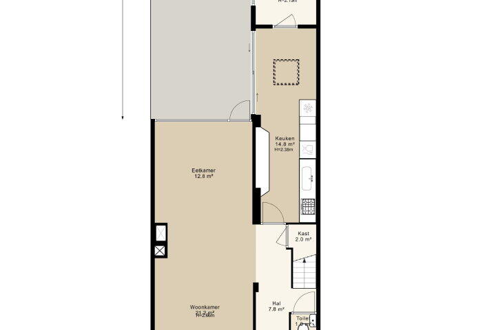 Plattegrond – Opveld 4, Amsterdam