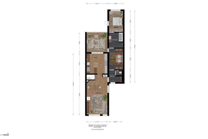 Plattegrond – Oranjeboomstraat 249, Breda