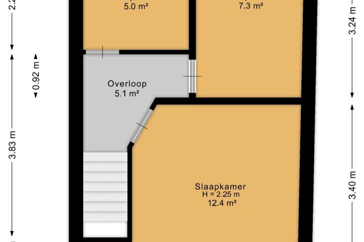Plattegrond – Oranjestraat 18, Alphen aan den Rijn