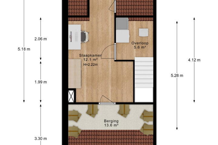 Plattegrond – Oranjestraat 82, Elst