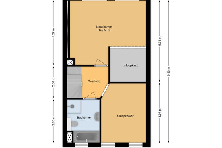 Plattegrond – Oriëntblauw 4, Zoetermeer