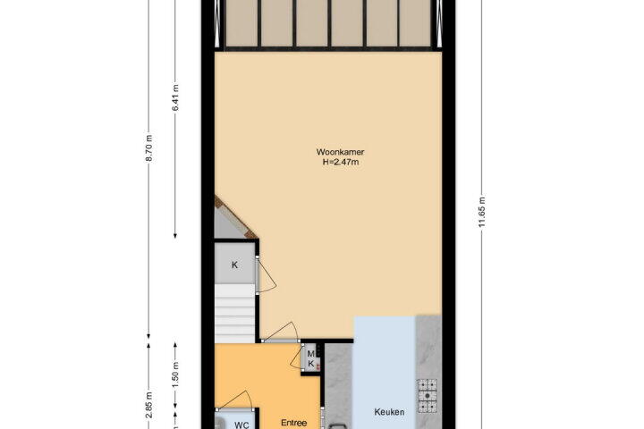 Plattegrond – Oriëntblauw 4, Zoetermeer