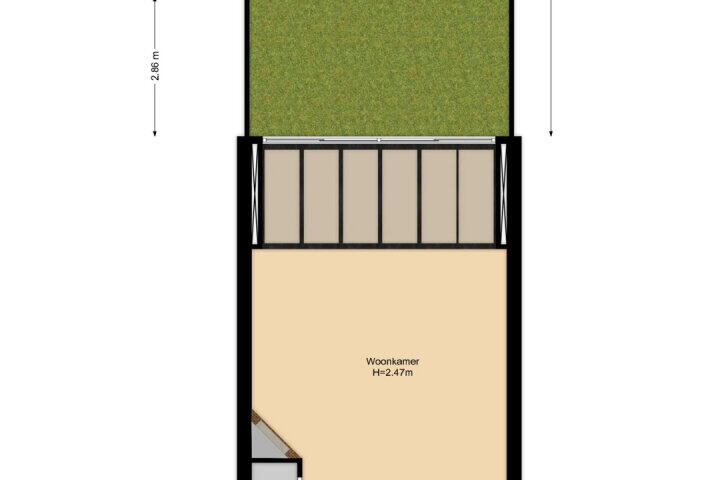 Plattegrond – Oriëntblauw 4, Zoetermeer