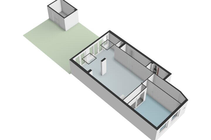 Plattegrond – Orteliusstraat 52 H, Amsterdam