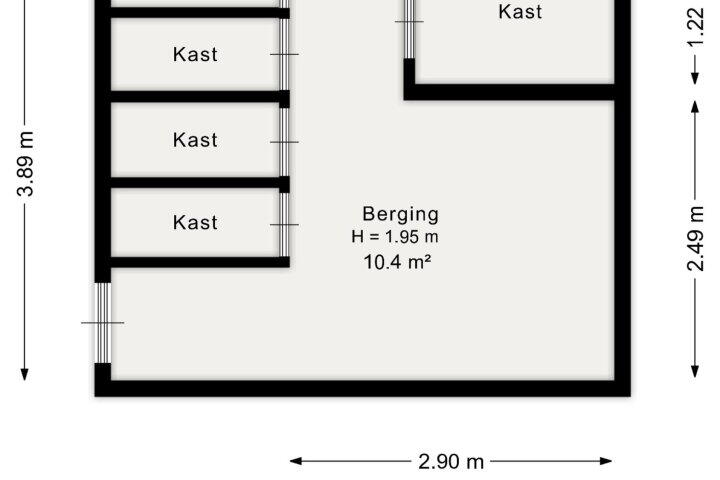 Plattegrond – Orthenstraat 79, 's-hertogenbosch