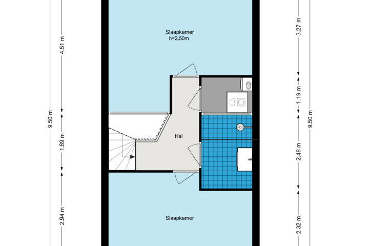 Plattegrond – Oturia 9, Amsterdam