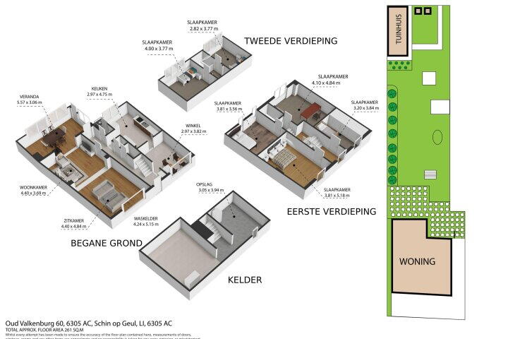 Plattegrond – Oud-Valkenburg 60, Schin op Geul