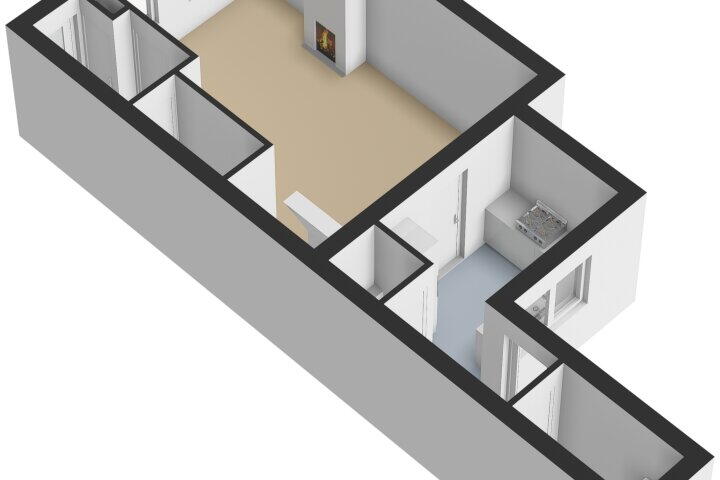 Plattegrond – Oud Arnemuidsvoetpad 3, Middelburg