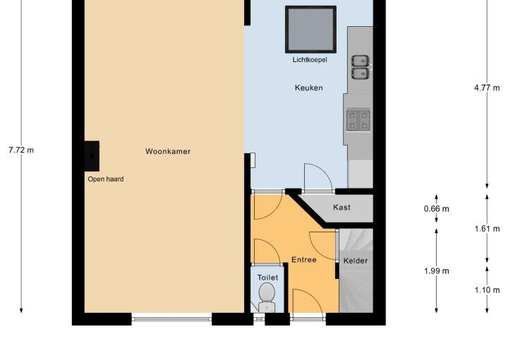 Plattegrond – Oude Beekbergerweg 280, Apeldoorn